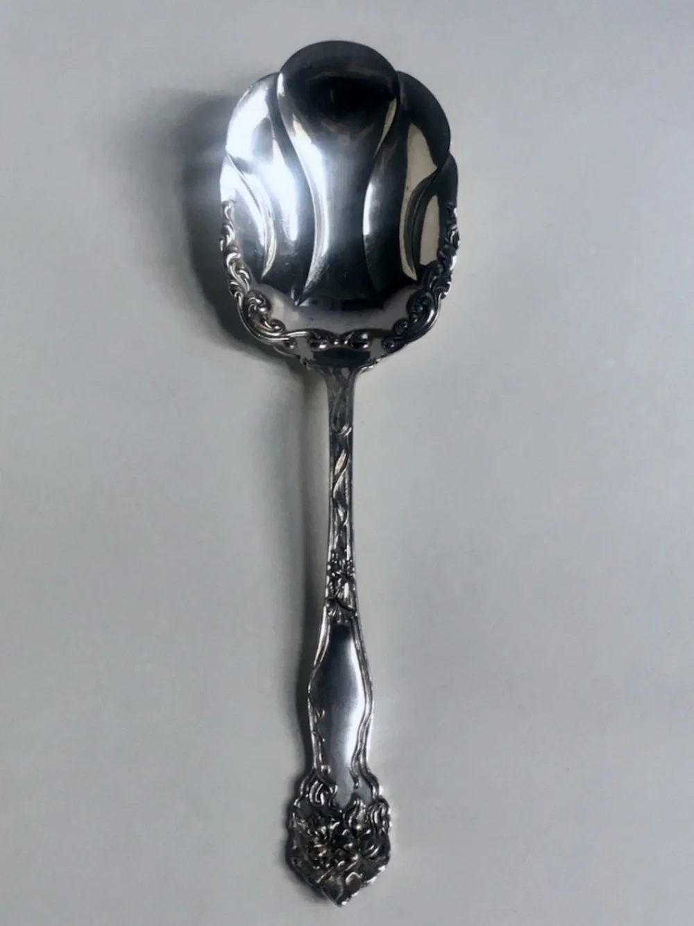 American Silver SP Co. Silver Berry Spoon, C. 1900